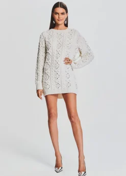 Best Sale Maple Embellished Sweater Dress RETROFÊTE