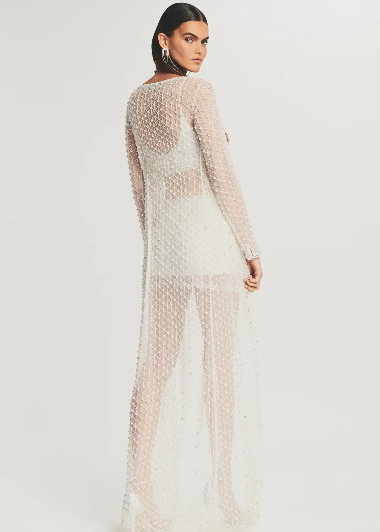 Hot Marcel Beaded Duster Bridal Party