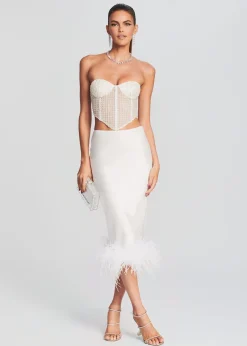 Online Margery Embellished Bustier Top Bridal Shower