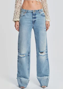 Hot Margot Cuffed Boyfriend Jean Denim