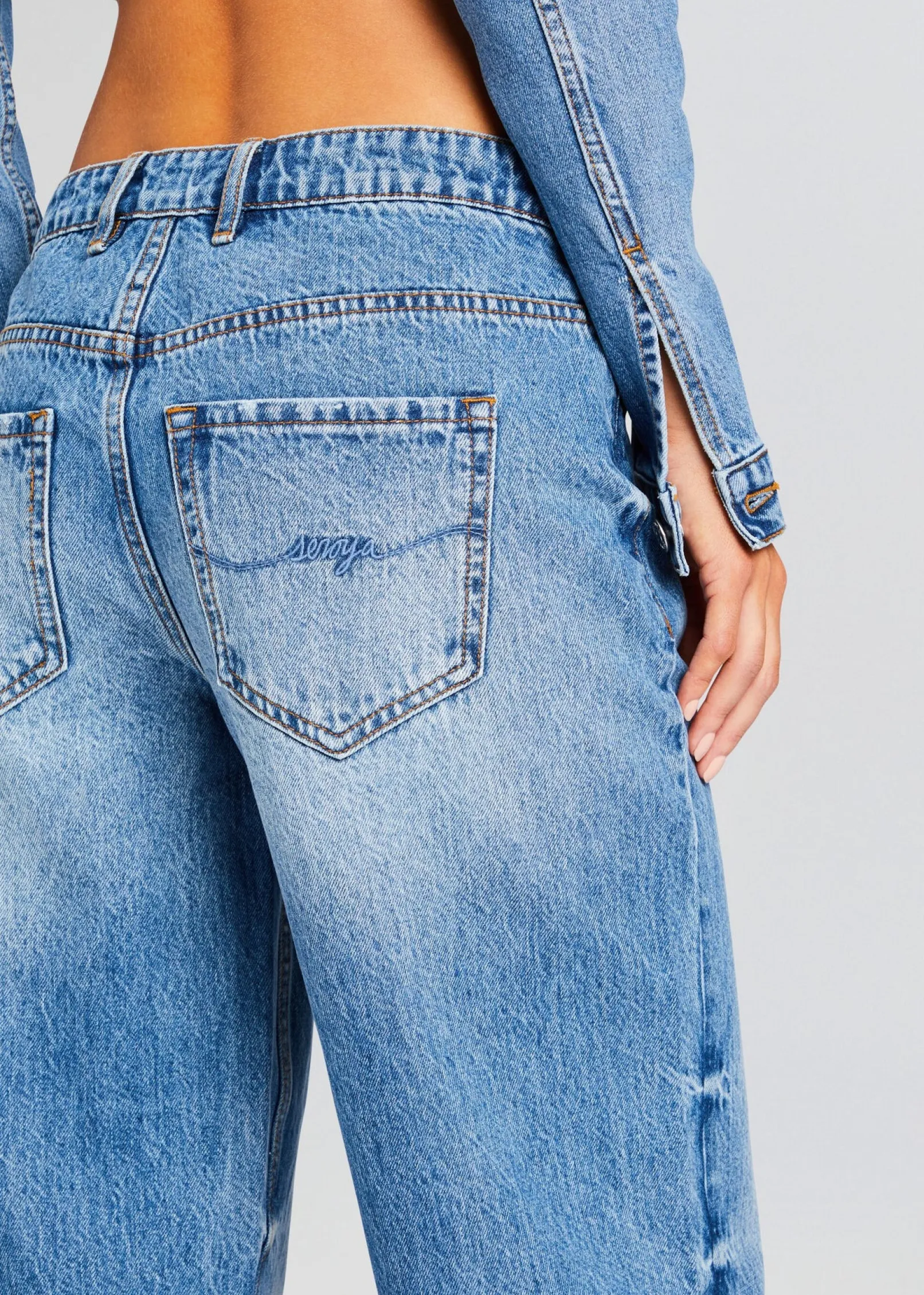 Clearance Margot Cuffed Boyfriend Jean Business Chic