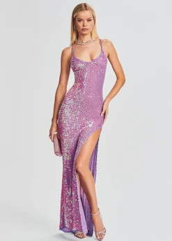 Fashion Marie Sequin Crochet Dress Guest Of
