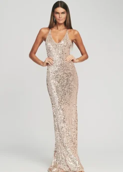 Shop Marie Sequin Crochet Dress Reception Dresses