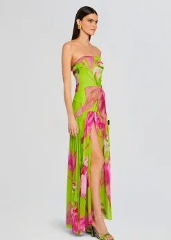 Sale Marisol Silk Dress Maxi