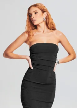 Best Martha Strapless Midi Dress Trending