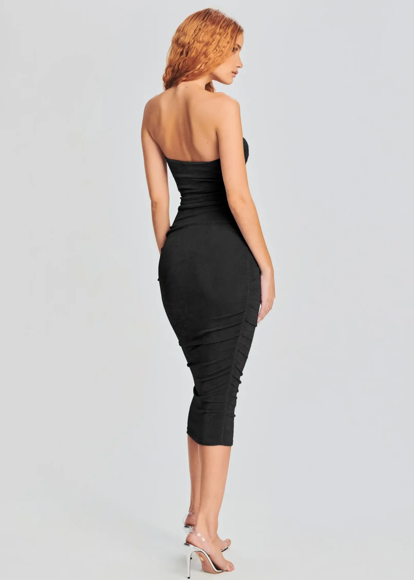 Online Martha Strapless Midi Dress Midi