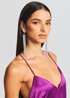 Online Martini Drop Crystal Earring Guest Of