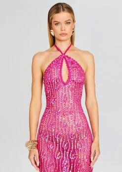 Best Massie Sequin Crochet Dress Gowns