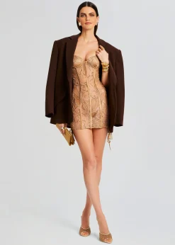 New Matilda Embellished Lace Dress Men Neutral Moments