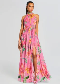 Flash Sale Megan Long Dress Tropical Hues