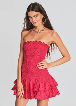 Cheap Megan Short Dress Tropical Hues