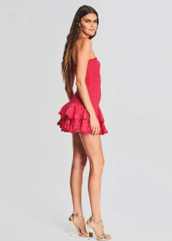 Cheap Megan Short Dress Tropical Hues