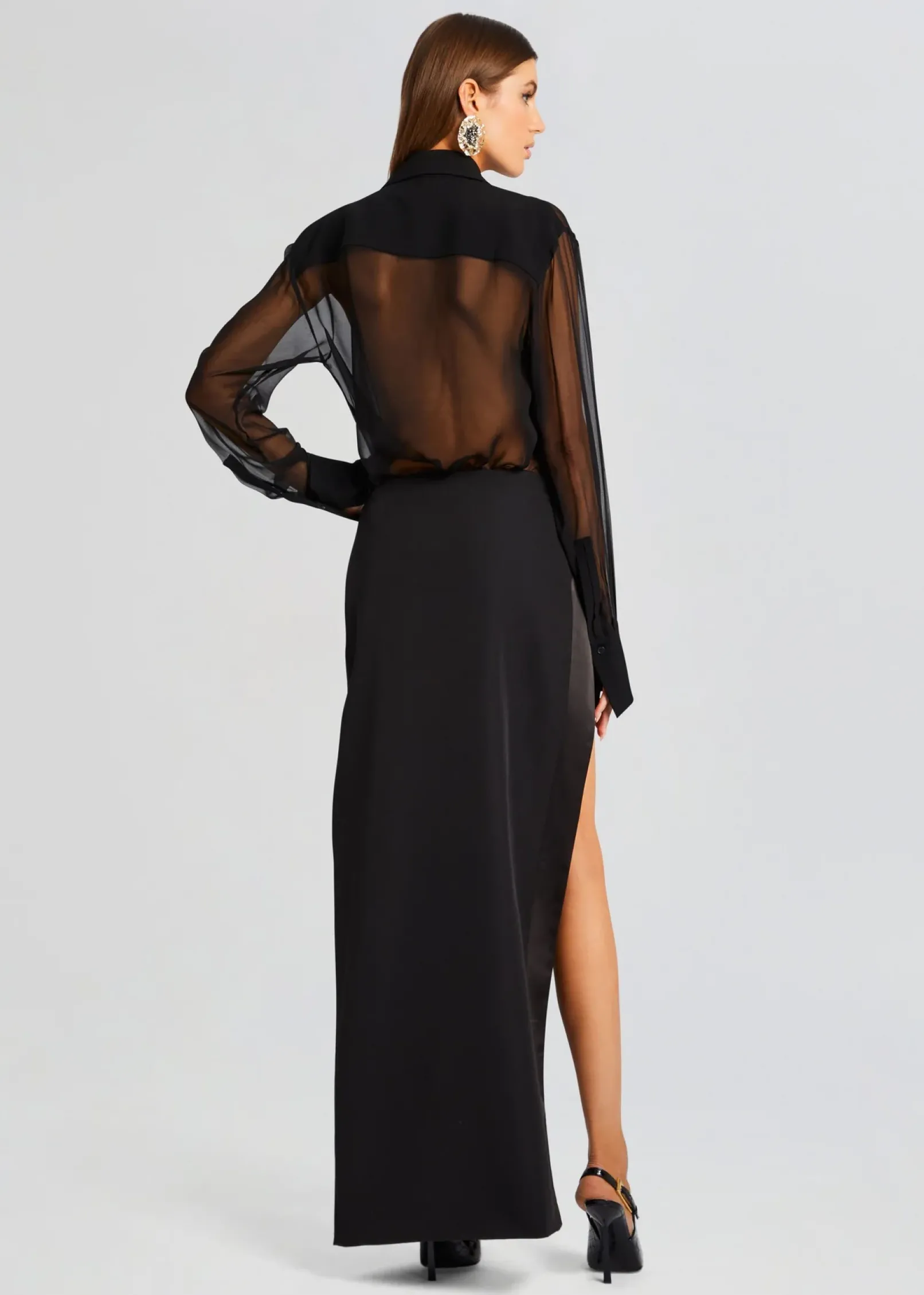 Shop Meghan Panelled Silk Blouse Coming Soon