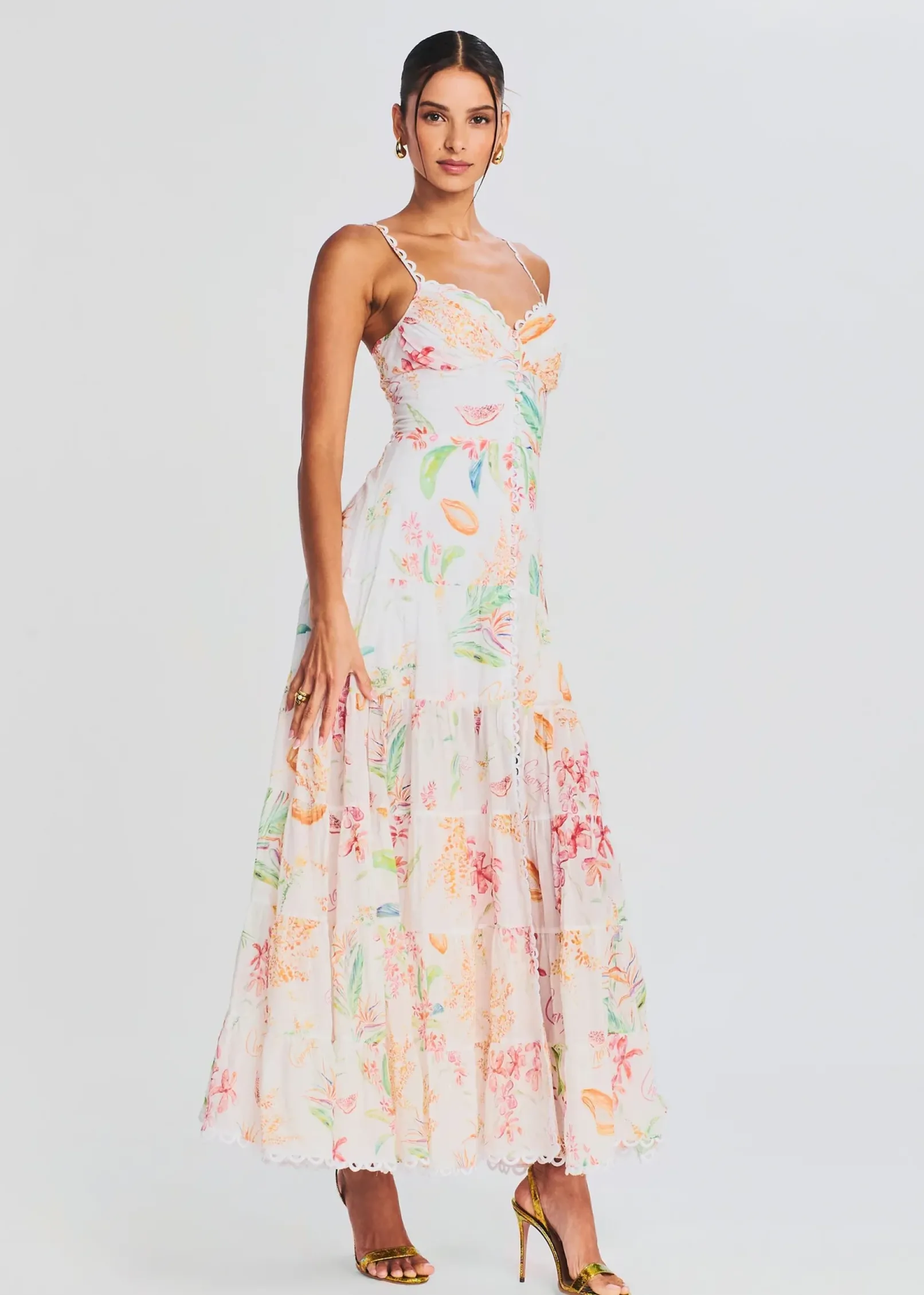 Shop Melia Long Dress Honeymoon Looks
