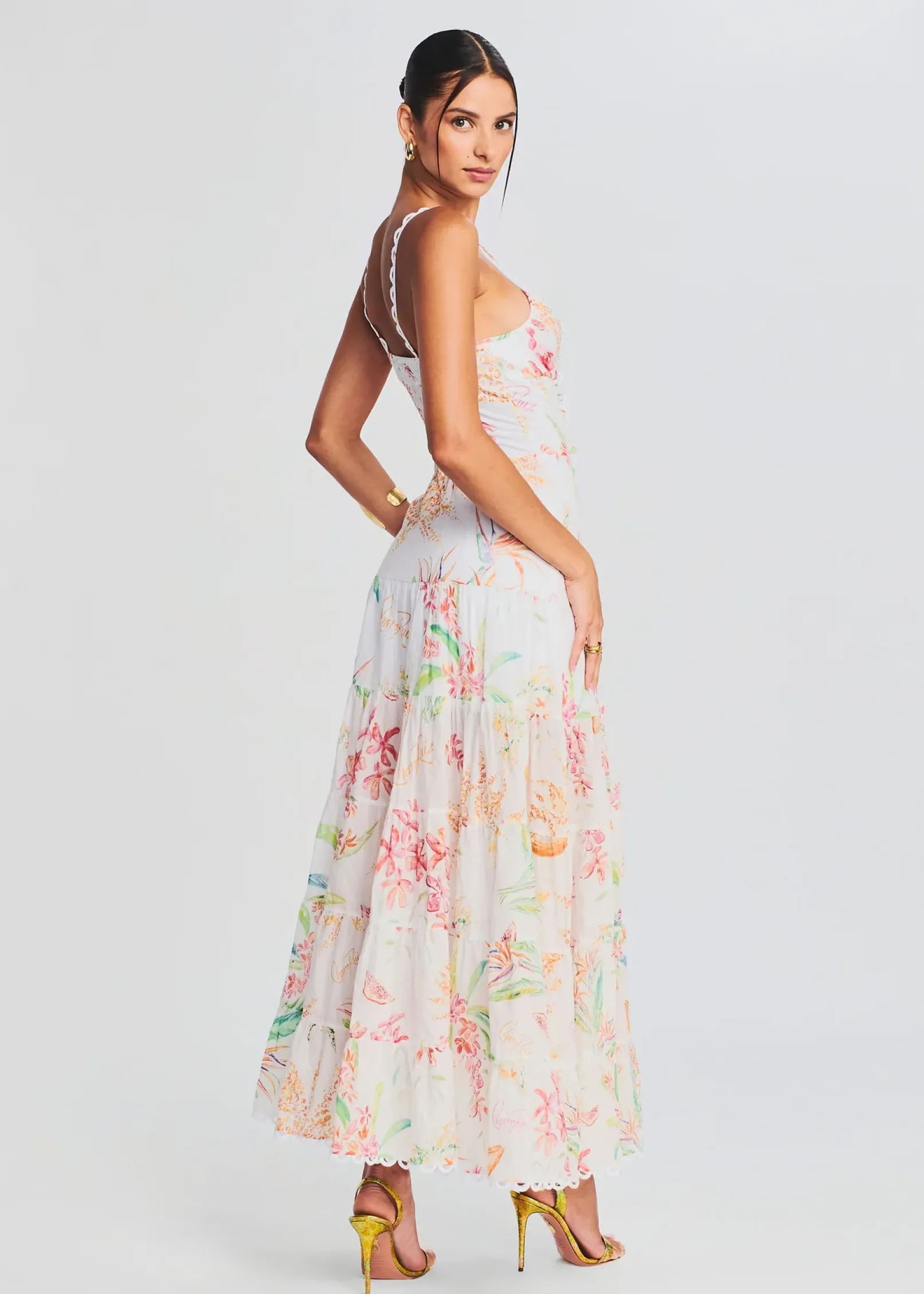 Shop Melia Long Dress Honeymoon Looks