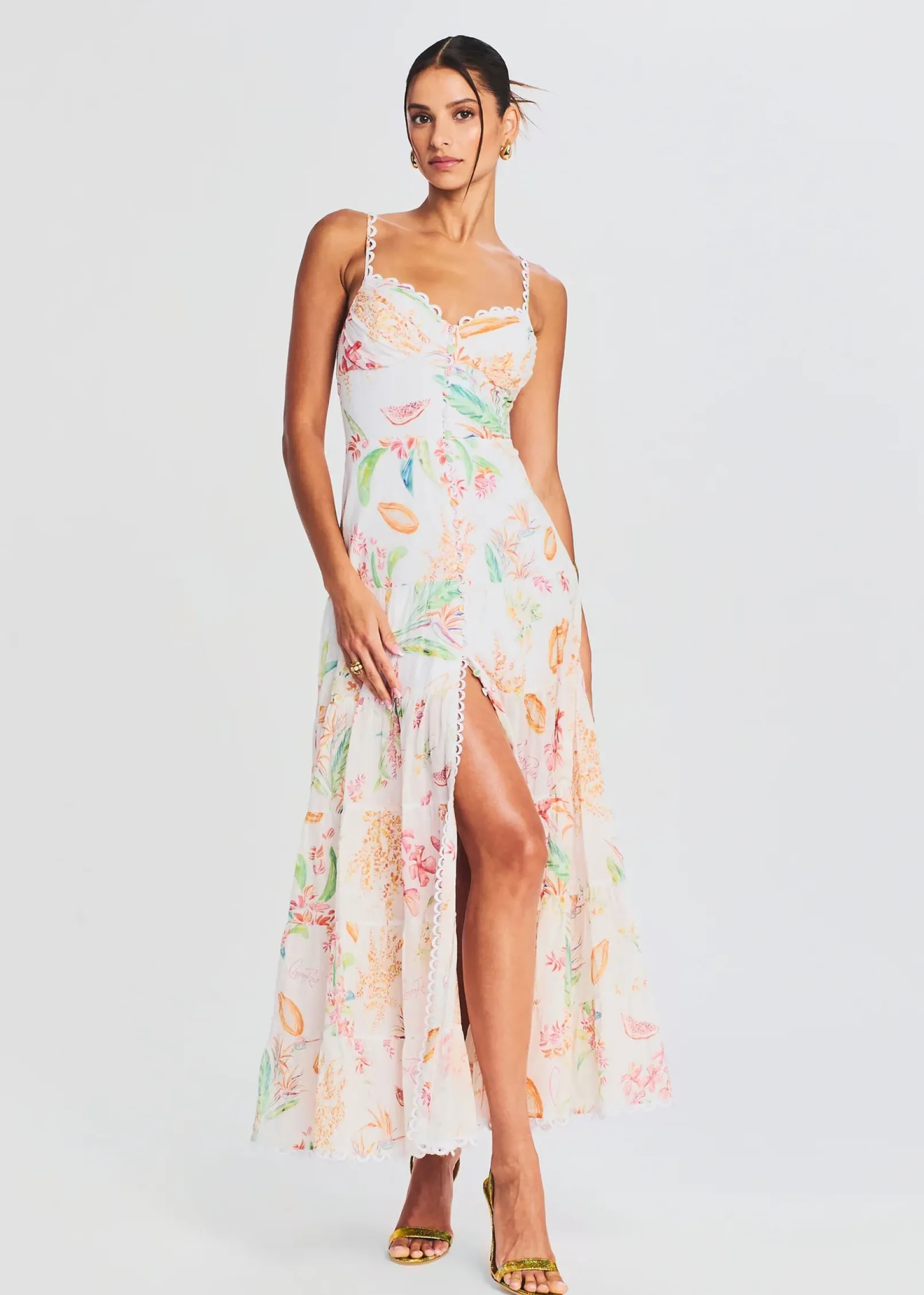 Shop Melia Long Dress Honeymoon Looks