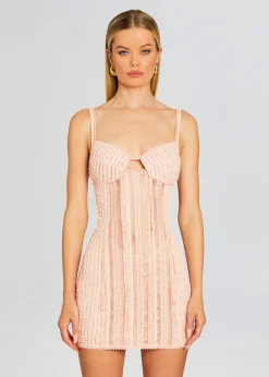 Discount Mercey Short Dress Sheer Bliss