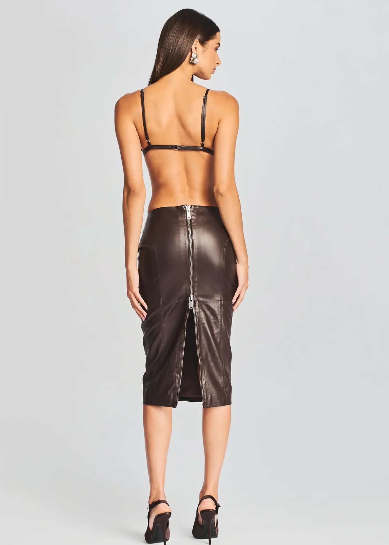 Best Sale Mercy Leather Skirt Men Neutral Moments