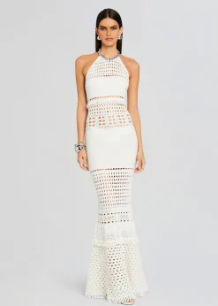 Cheap Mesa Knit Crochet Dress Exclusively Ours