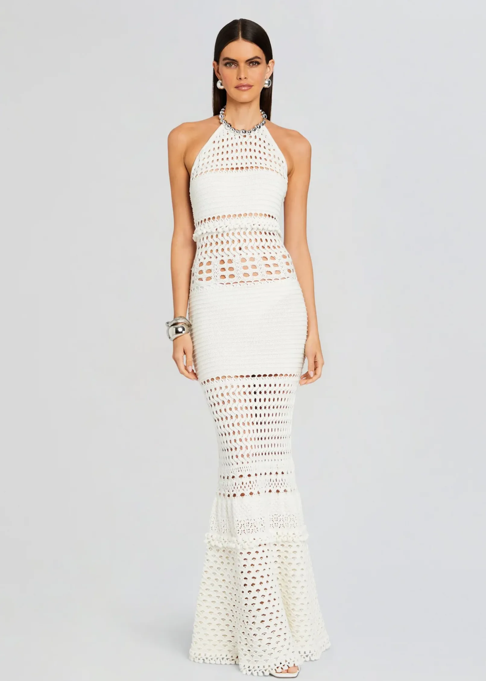 Hot Mesa Knit Crochet Dress Trending