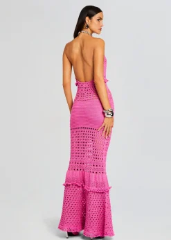Store Mesa Knit Crochet Dress Resort '24