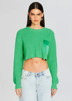 Fashion Mid Cropped Devin Sweater Tops
