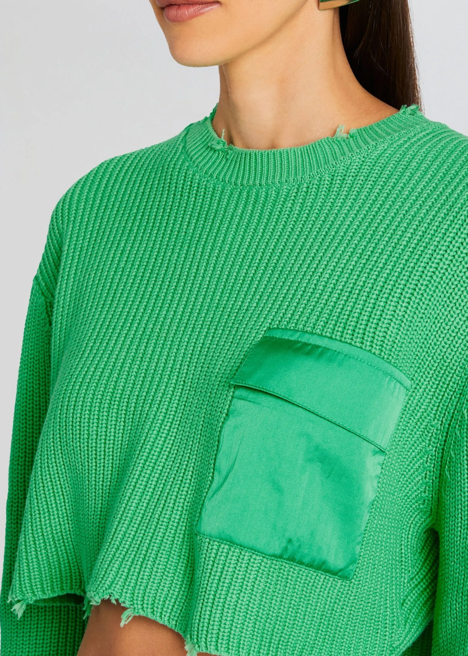 Online Mid Cropped Devin Sweater Spring Knits