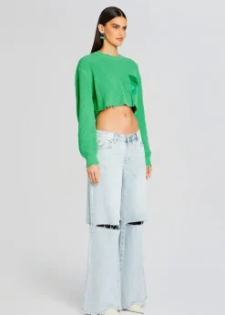 Online Mid Cropped Devin Sweater Spring Knits