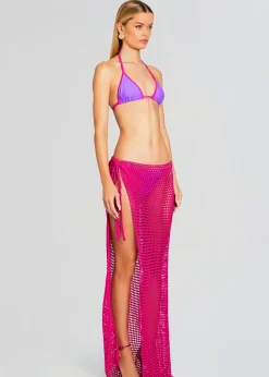 Cheap Midi Net Sarong Swim