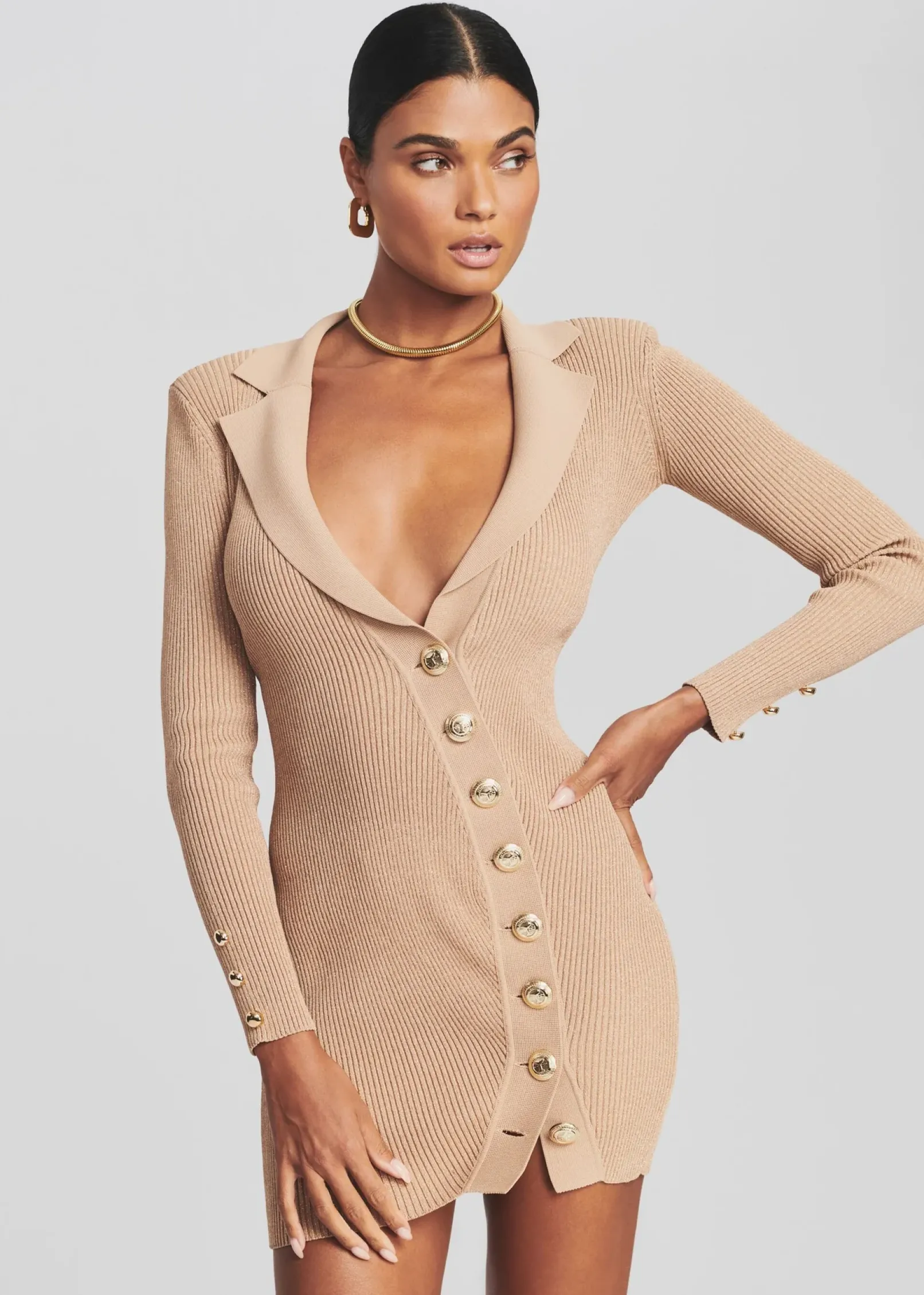 Hot Mimi Rib Knit Dress RETROFÊTE