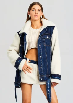 Best Sale Mink Teddy Denim Jacket Jackets