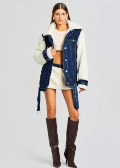 Best Sale Mink Teddy Denim Jacket Jackets