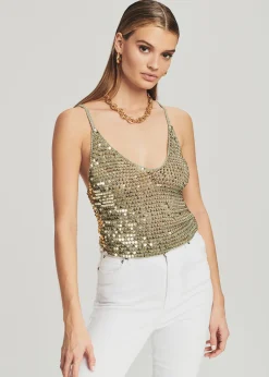 Clearance Molly Sequin Crochet Top Honeymoon Looks