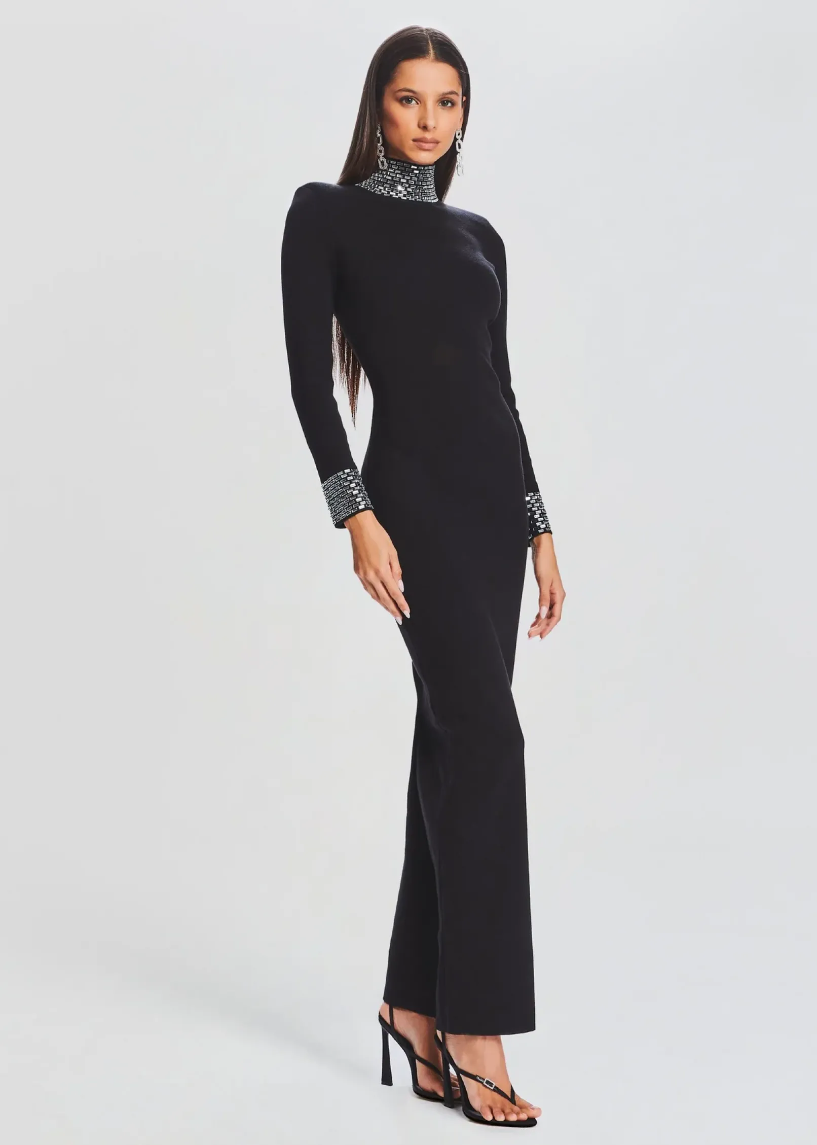 Cheap Monroe Embellished Knit Dress RETROFÊTE