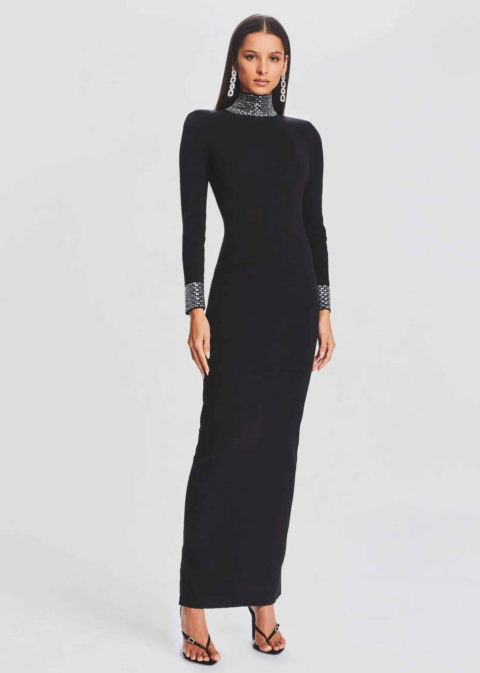 Cheap Monroe Embellished Knit Dress RETROFÊTE