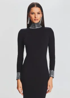 Shop Monroe Embellished Knit Dress Gowns