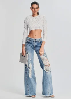 Discount Mountain Wide Leg Jean Denim