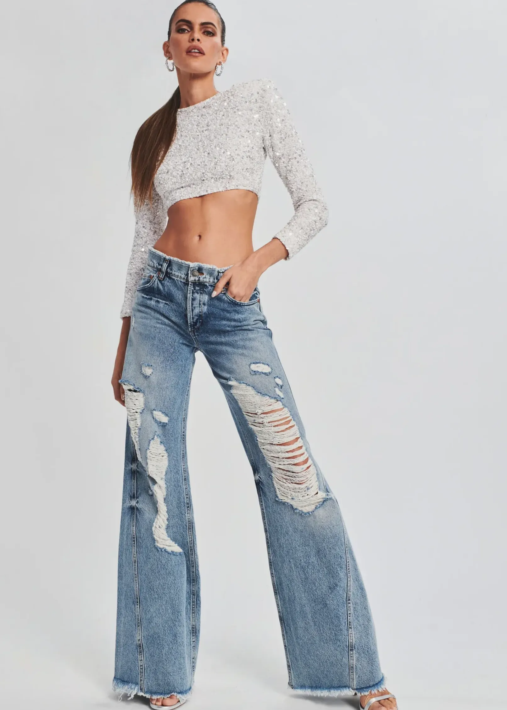Store Mountain Wide Leg Jean Bottoms