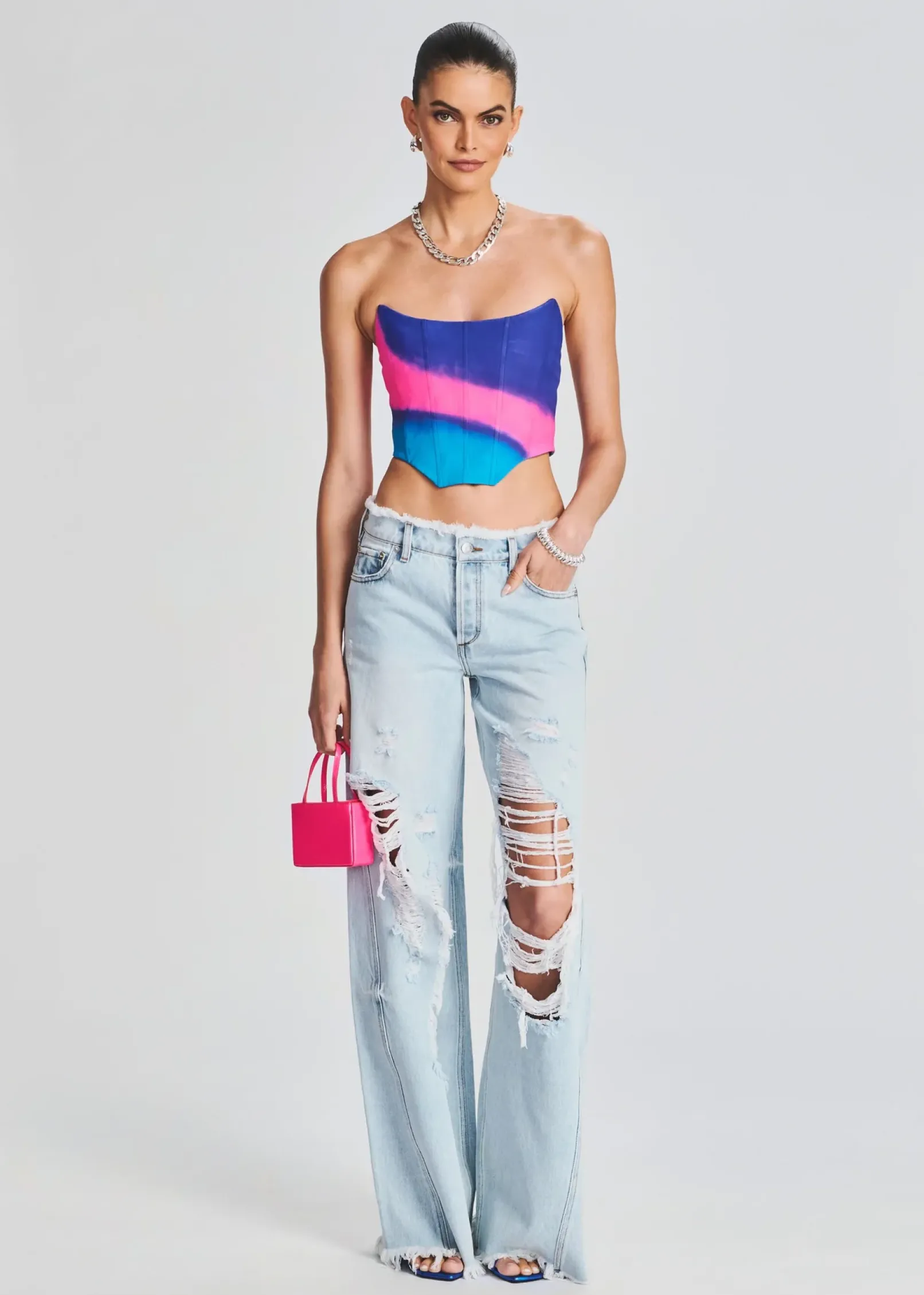 Sale Mountain Wide Leg Jean Denim