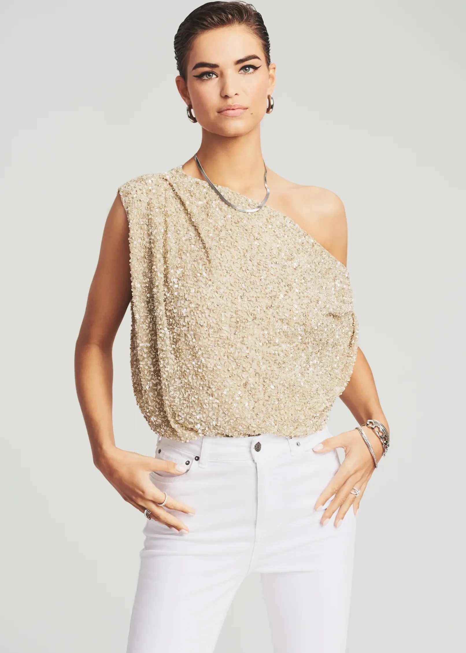 Discount Myles Sequin Top Honeymoon Looks