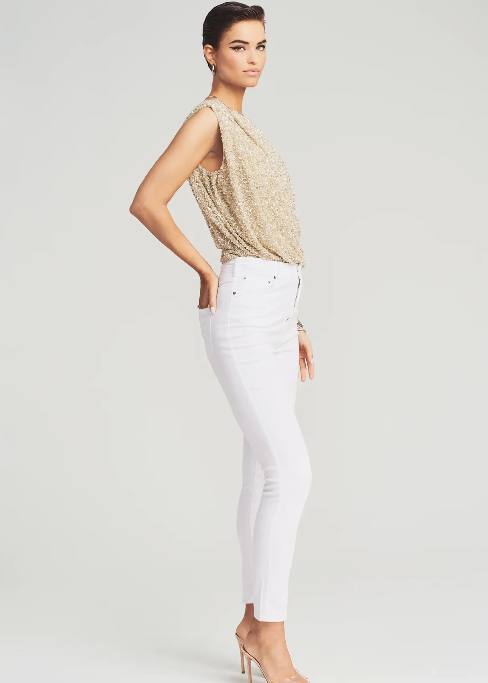 Discount Myles Sequin Top Honeymoon Looks