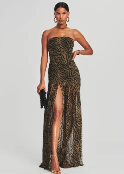 Discount Nicole Silk Chiffon Dress Gowns