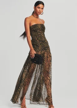Discount Nicole Silk Chiffon Dress Gowns