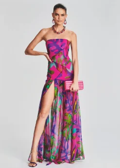 Discount Nicole Silk Chiffon Dress Best Sellers