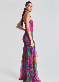 Discount Nicole Silk Chiffon Dress Best Sellers