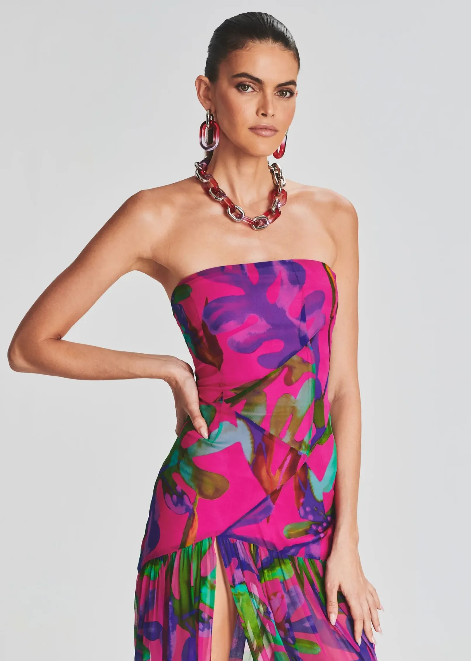 Discount Nicole Silk Chiffon Dress Best Sellers