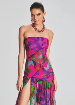 Store Nicole Silk Chiffon Dress Bridal Party