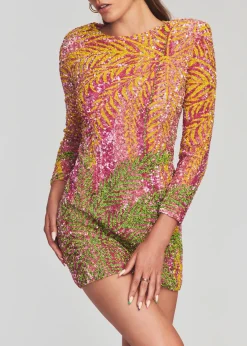 Flash Sale Nikki Sequin Palm Dress RETROFÊTE