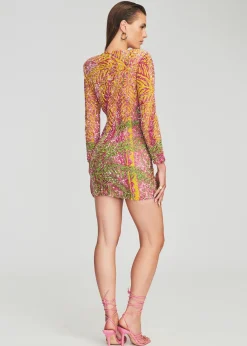 Shop Nikki Sequin Palm Dress Dresses