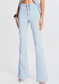 Online Nora Mid Rise Flare Jean Bottoms